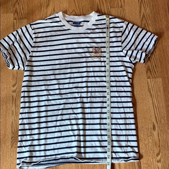 Italia | Sorento Navy and White Tee EUC - Picture 5 of 6